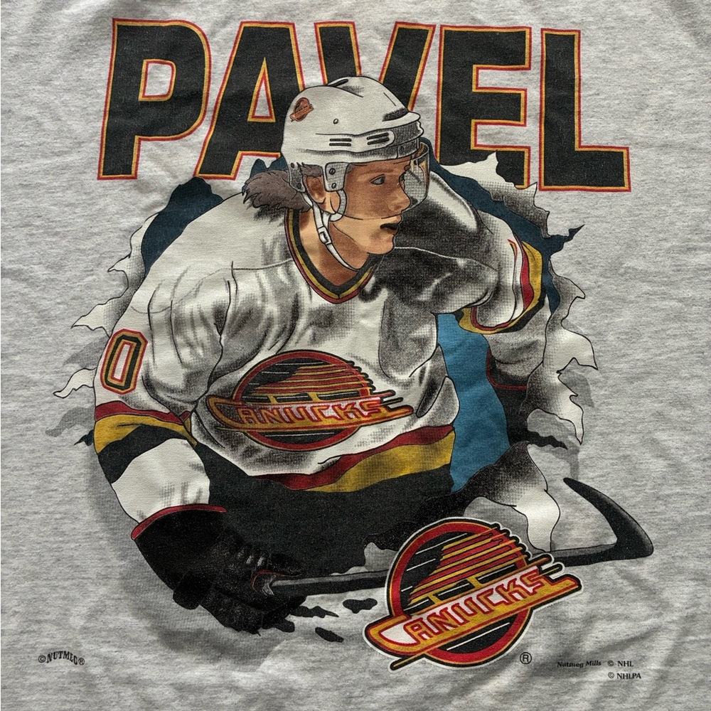 Vintage 1990s Pavel Bure Canucks Tee - Picture 2 of 8